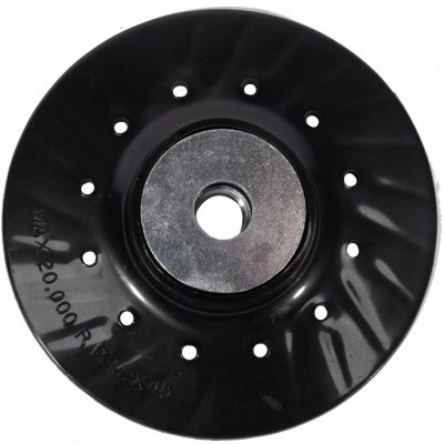 LUGA ABRASIVE Podložný talíř pro fibr kotouče s chlazením M14 , 125 mm – Sleviste.cz