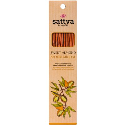 Sattva Sweet Almond Vonné tyčinky 15 ks – Hledejceny.cz