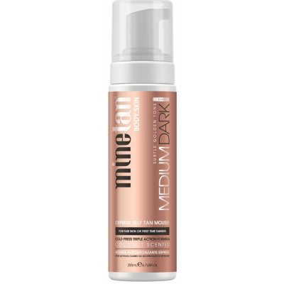 Minetan samoopalovací pěna středně tmavá Medium Dark (Tanning Foam) 200 ml – Zbozi.Blesk.cz