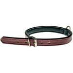 COBBYS PET Obojek z broušené pravé kůže podšitý pravou kůží – Zboží Mobilmania