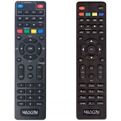 Dálkový ovladač Mascom MC710T2, MC721T2 PLUS – Hledejceny.cz