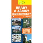 Hrady a zámky České republiky - 1:800 000 – Sleviste.cz