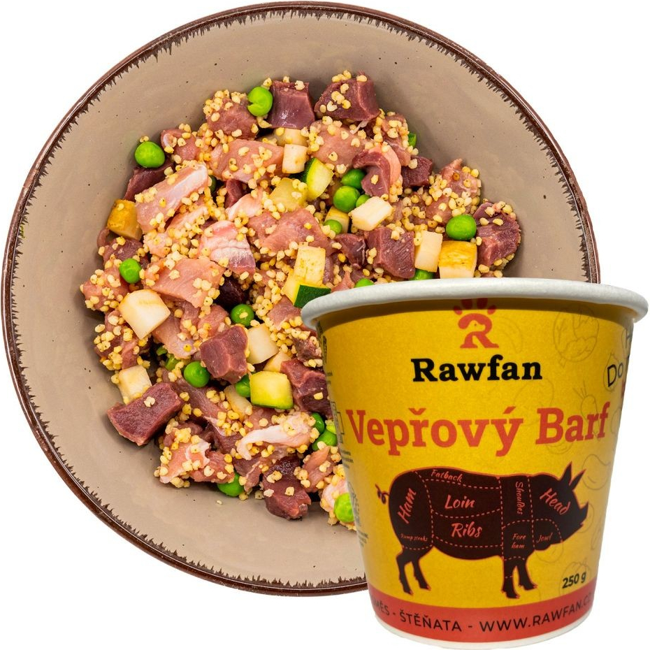 Rawfan Vepřový BARF štěně 0,25 kg