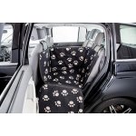 Trixie Autopotah nylon fleece s bočnicemi a tlapkami černo-béžový 65 x 145 cm – Zboží Mobilmania