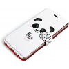 Pouzdro a kryt na mobilní telefon Apple Pouzdro Mobiwear Flip Apple iPhone 14 Pro Max - M030P Panda Amálka