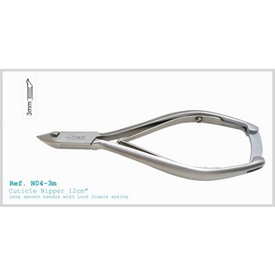 Lexwo kleště na kůži 12cm, 3 mm typ 104-3 – Zboží Dáma