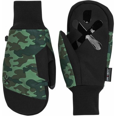 Bula Camouflage mittens černá zelená světle zelená khaki – Hledejceny.cz