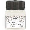 Glazura a keramická barva Kreul Barva na sklo a porcelán CHALKY 20 ml BÍLÁ BAVLNA