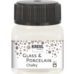 Kreul Barva na sklo a porcelán CHALKY 20 ml BÍLÁ BAVLNA – Zboží Mobilmania