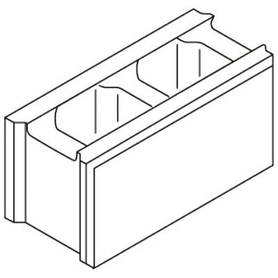 BEST Zdicí tvarovka Best LUNETA II 40x20x20 cm karamel – Hledejceny.cz