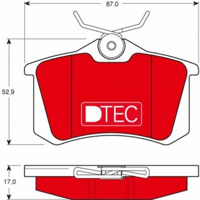 Sada brzdových destiček TRW GDB1330DTE – Zbozi.Blesk.cz