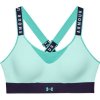 Sportovní podprsenka Under Armour Women's Infinity High Blocked Sports sea mist/purple switch