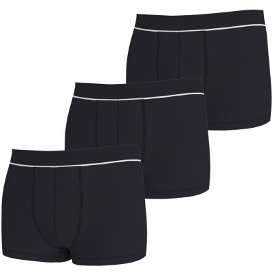 esmara Men Pánské boxerky s BIO bavlnou 3 kusy černá – Zboží Mobilmania