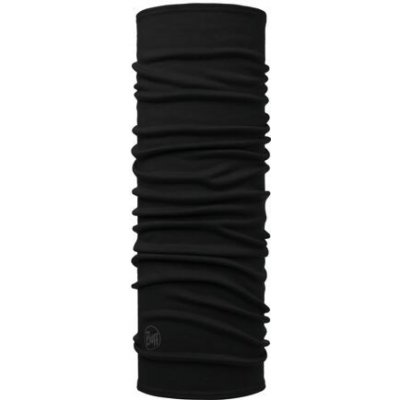 Buff midweight wool solid black