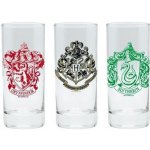 CurePink Sklenice Harry Potter: Set 3 kusů 290 ml – Sleviste.cz