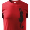 Dětské tričko Canvas dětské tričko s kočkou dětské tričko 0552 červená