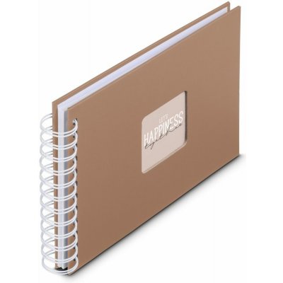 Hama album klasické spirálové FINE ART 24x17 cm, 50 stran, mousse, bílé listy – Zboží Živě