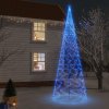 Vánoční stromek zahrada-XL Vánoční strom s hrotem 3 000 modrých LED diod 800 cm