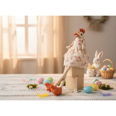 Dekorativní figurka CHICK ve tvaru slepice 726385 – Hledejceny.cz