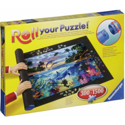 Ravensburger Roll your Puzzlematte für Puzzles mit bis zu n Puzzleunterlage zum Rollen Praktisches Zubehör zur Aufbewahrung von P 1500 dílků – Zboží Dáma