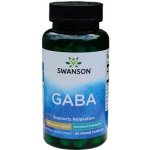 Swanson GABA Kyselina Gama Aminomáselná 750 mg 60 kapslí – Hledejceny.cz