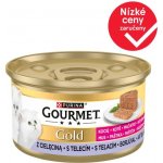 GOURMET Gold Kitten paštika s telecím 85 g – Zboží Mobilmania