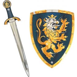 Liontouch Rytířský set, modrý - Meč a štít