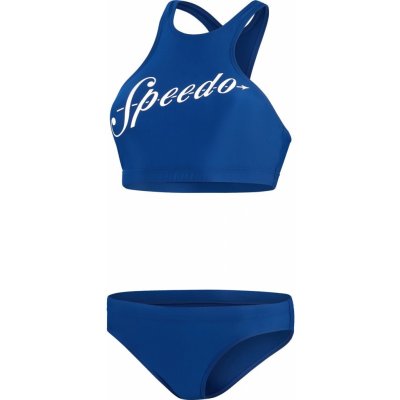 Speedo dámské dvoudílné plavky LOGO VOLLEY 2PC AF 8-00307315200 modrý – Sleviste.cz