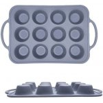 Cakesicq Silikonová forma na muffiny s pevným okrajem 37,5x22cm – Hledejceny.cz