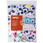 Kulaté oči Apli Moving eyes, Jumbo pack, samolepicí, mix velikostí a barev, 600 ks – Sleviste.cz