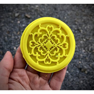 TVOŘÍTKO Ornament VII - razítko special Tvar vykrajovátka: Kulaté Vlnky, Nástavec na razítko: Ne – Hledejceny.cz