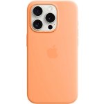 Apple Silikonové s MagSafe iPhone 15 Pro, sorbetově oranžová MT1H3ZM/A – Sleviste.cz
