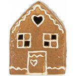 Perníková LED chaloupka Gingerbread Cott 8*6*10 cm Clayre & Eef – Hledejceny.cz