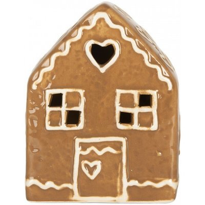 Perníková LED chaloupka Gingerbread Cott 8*6*10 cm Clayre & Eef – Hledejceny.cz