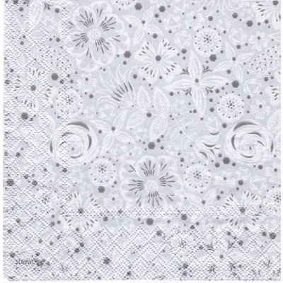 Ubrousek 33x33cm KVĚTY – Zboží Mobilmania