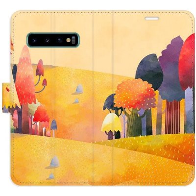 Pouzdro iSaprio flip Autumn Forest Samsung Galaxy S10 – Zboží Mobilmania
