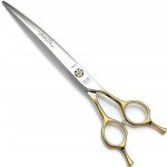 Tauro Pro Line Nůžky Janita Plunge zahnuté zlaté 19 cm – Hledejceny.cz