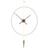 Hodiny Mclocks PP823 Pendulum Plus walnut-gold mat-black 80cm