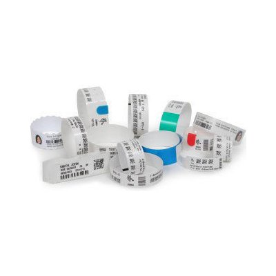 Zebra Z-Band Splash voděodolné náramkové pásky, žluté, 25.4 x 254 mm, 6x350 ks – Zboží Živě