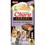 Churu Cat Luxury Tuna Recipe with King Prawn 4 x 14 g – Zboží Mobilmania