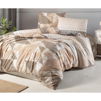 Brotex povlečení krep Espera natur Zipový uzávěr 140x220 70x90 – Hledejceny.cz