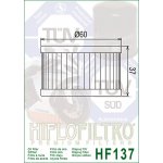 Hiflofiltro Olejový filtr HF 137 – Hledejceny.cz