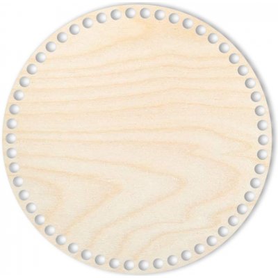 Chráněná dílna Dřevěný svět Dno/víko pro JUMBO příze - kruh 35 cm, přírodní – Sleviste.cz