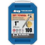 Kreg vruty pro skryté spoje Zinc Maxi-Loc, 25 mm, hrubý závit - 100 ks SML-C1-100 – Sleviste.cz