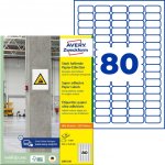 Avery Zweckform L7872-20 Super lepivé etikety 35,6x16,9mm 1600ks bílá – Sleviste.cz