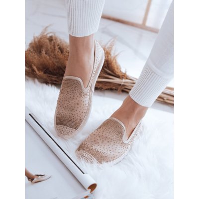 Espadrilky s kamínky ZY0061 zlaté