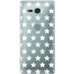 Pouzdro iSaprio - Stars Pattern Sony Xperia XZ2 Compact bílé – Zboží Mobilmania