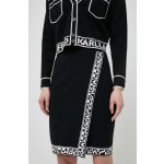 Karl Lagerfeld Logo Knit Skirt černá – Sleviste.cz