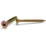 Vrut univerzální 6x60 žlutý zinek, zápustná hlava, TORX, celý závit – Sleviste.cz