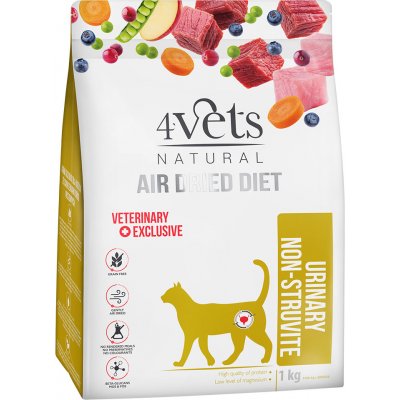 4vets air dried natural veterinary exclusive urinary non struvite 1 kg